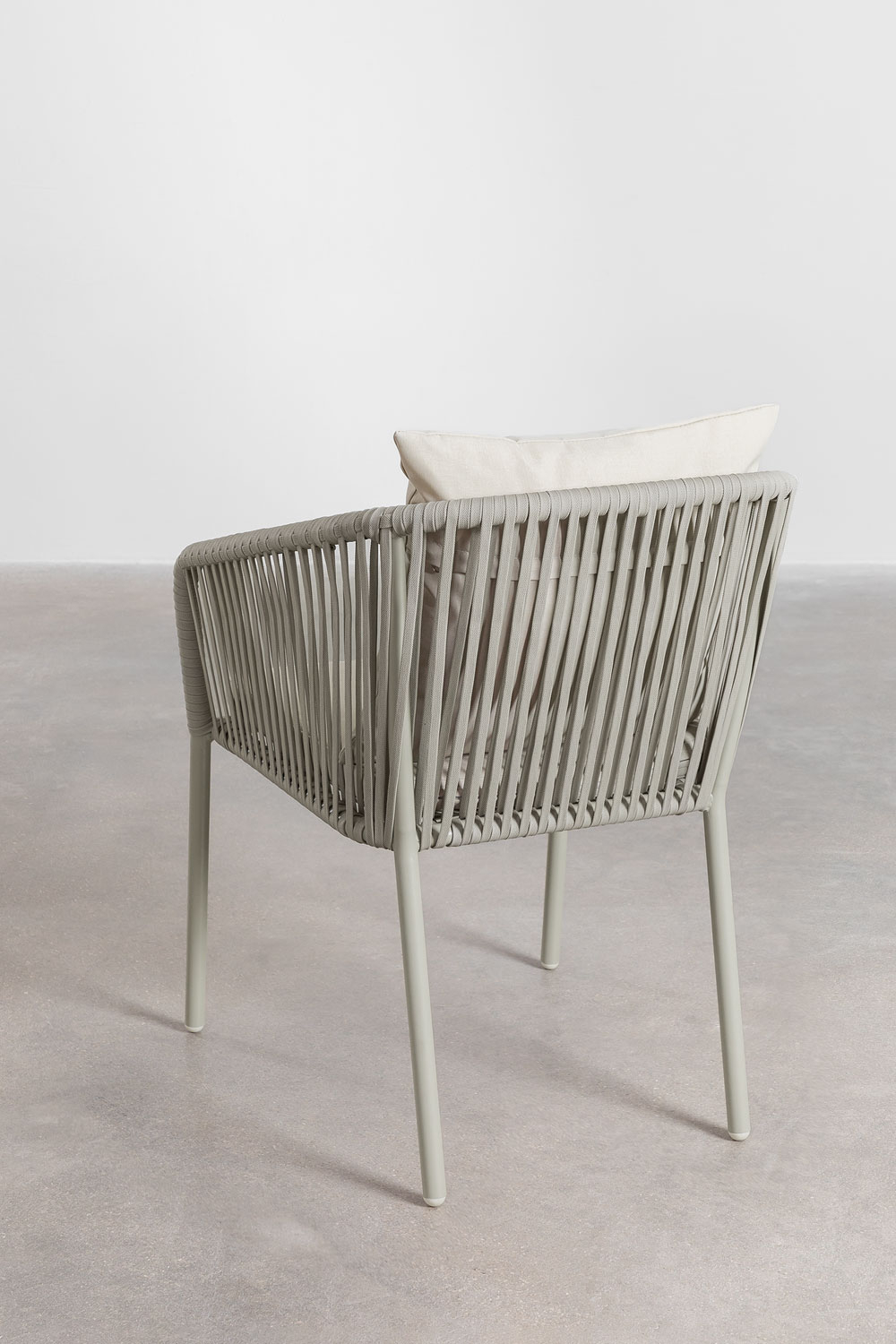Arhiza Classic tavolo rettangolare 160x90 cm e 4 sedie da pranzo in alluminio