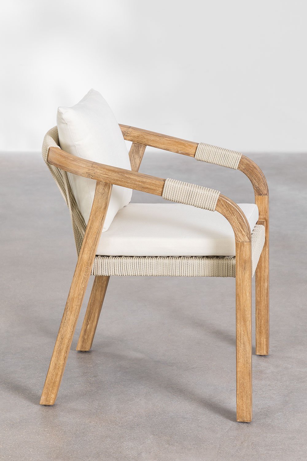 Set Tavolo Rettangolare (200x100 cm) e 8 Sedie da Giardino in Legno di Acacia Dubai
