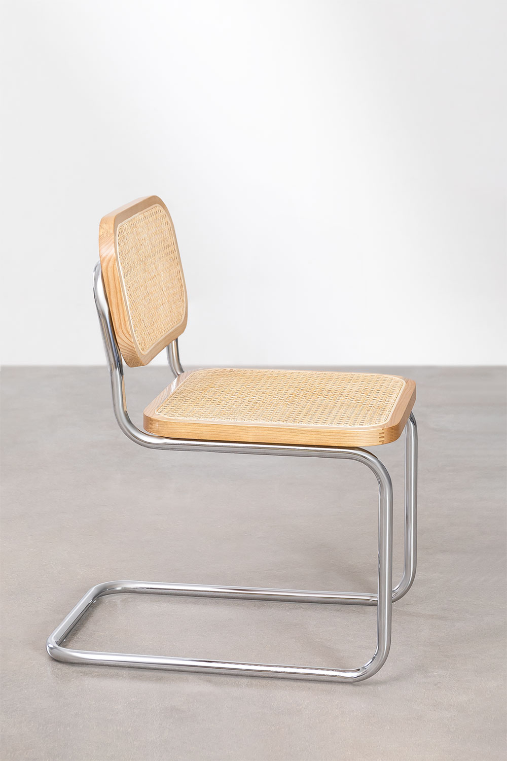 Set tavolo rettangolare 240x100 cm in MDF e acciaio inox e 10 sedie da pranzo Tento in rattan