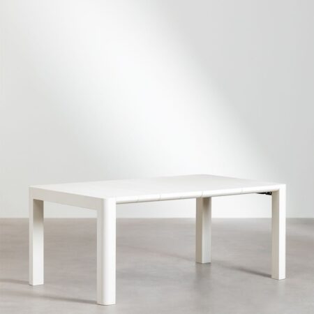 Set tavolo rettangolare Arnadine (180x100 cm) e 6 sedie da pranzo Lynette
