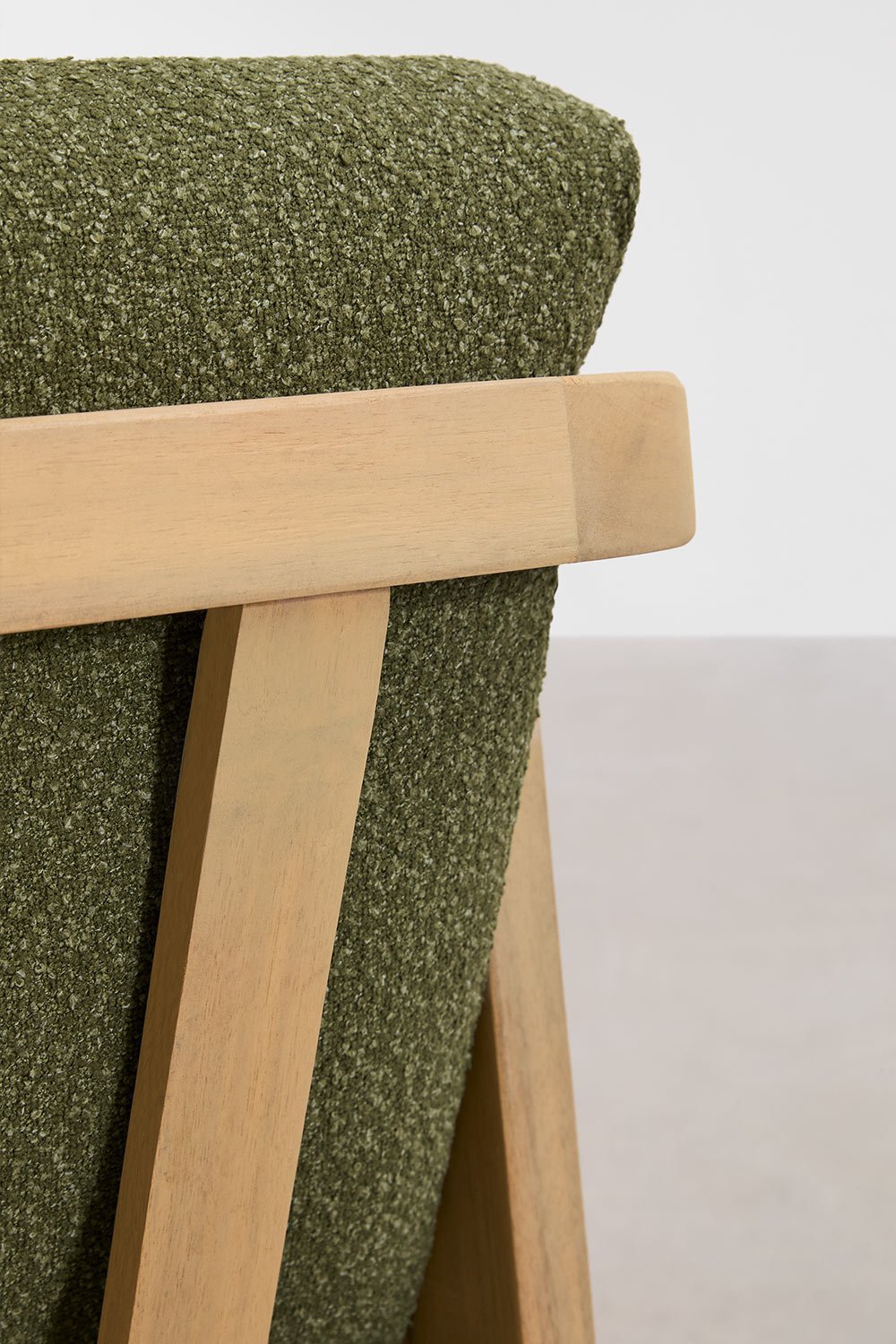Set tavolo rettangolare Kaela (180x90 cm) e 6 sedie da giardino in legno di acacia