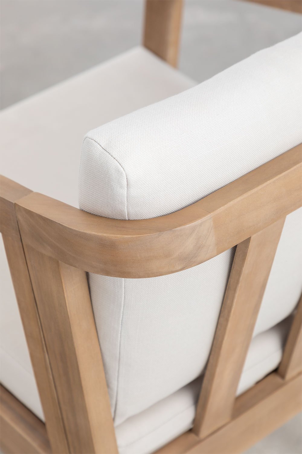 Set tavolo rettangolare (180x90 cm) e 6 sedie da pranzo in legno di acacia Kaela