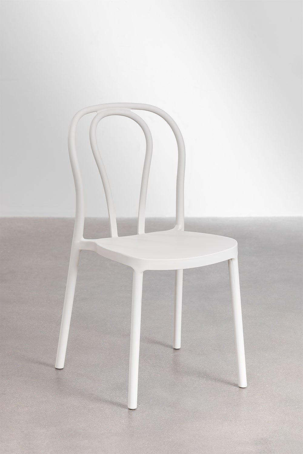 Set composto da Tavolo Tondo (Ø70 cm) e 2 Sedie da Giardino Mizzi