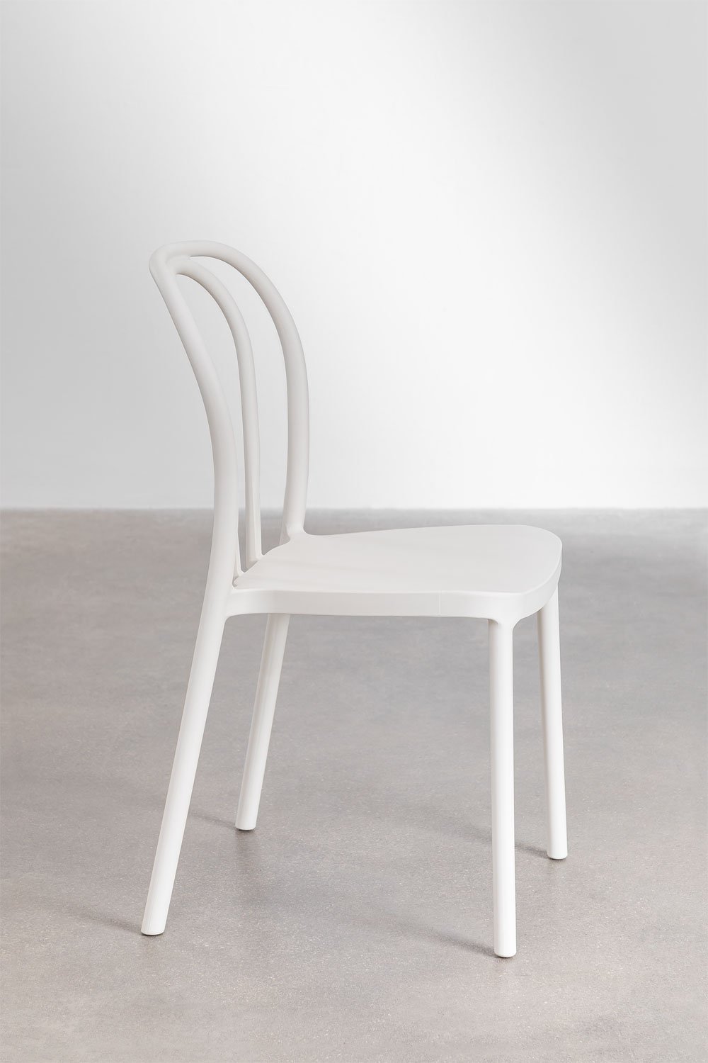 Set composto da Tavolo Tondo (Ø70 cm) e 2 Sedie da Giardino Mizzi