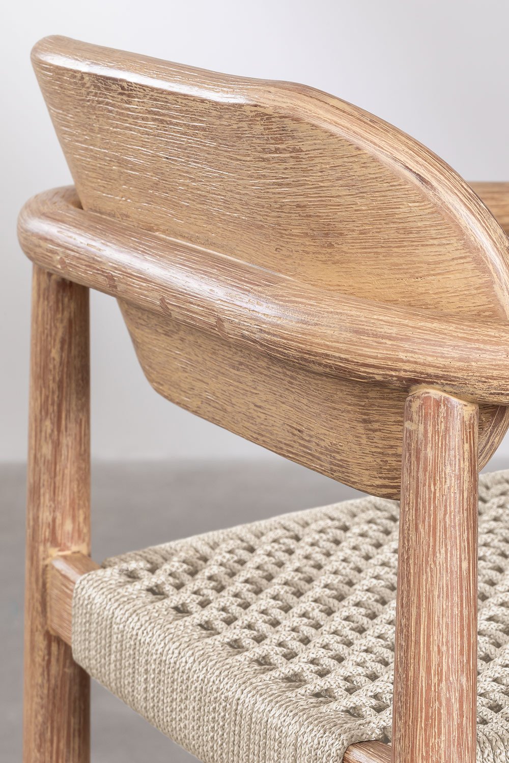 Sgabello alto da giardino in legno (66,5 cm) Naele