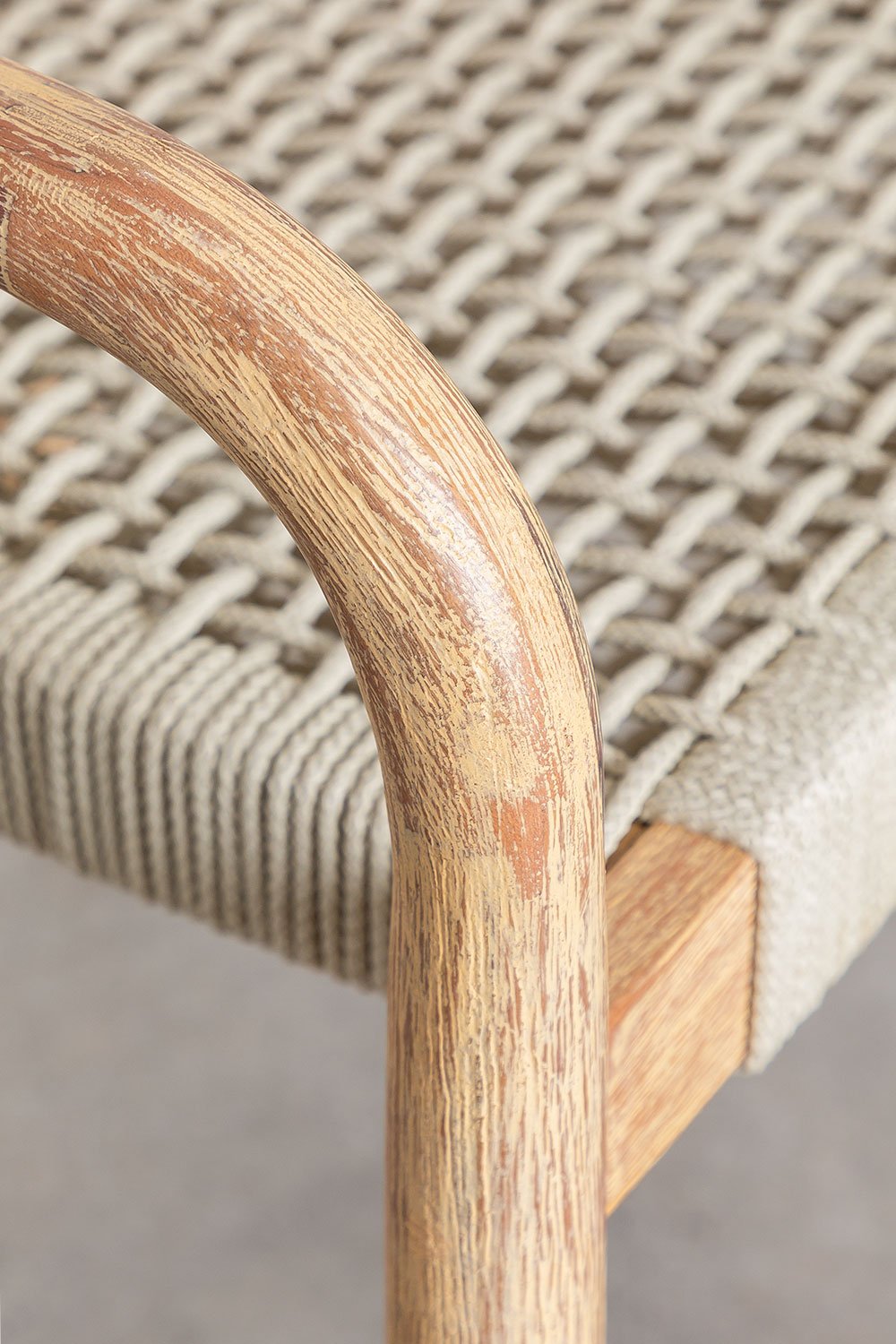 Sgabello alto da giardino in legno (66,5 cm) Naele