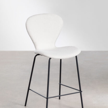 Sgabello Alto in Chenille Uit