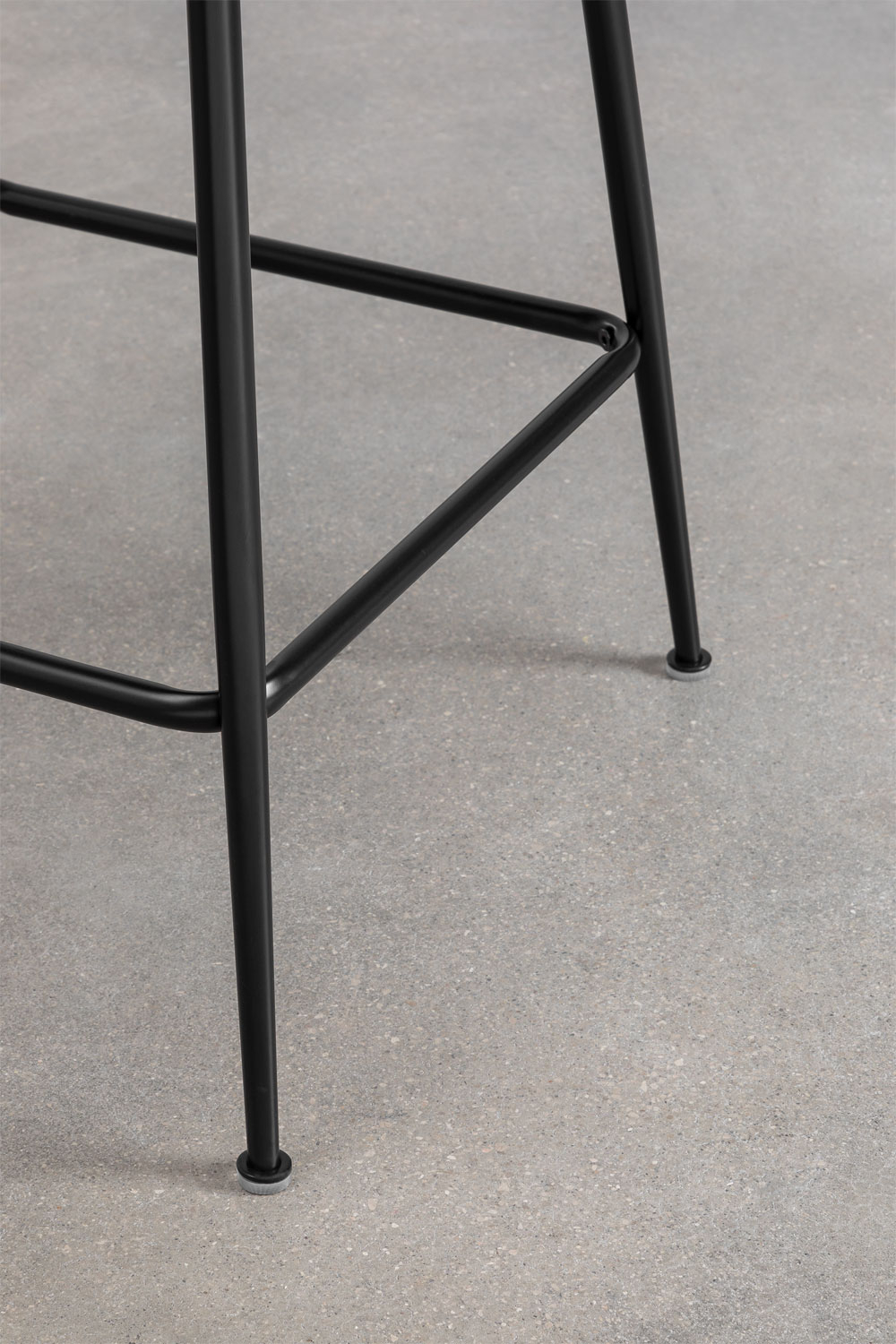 Sgabello alto in ciniglia Kana Design