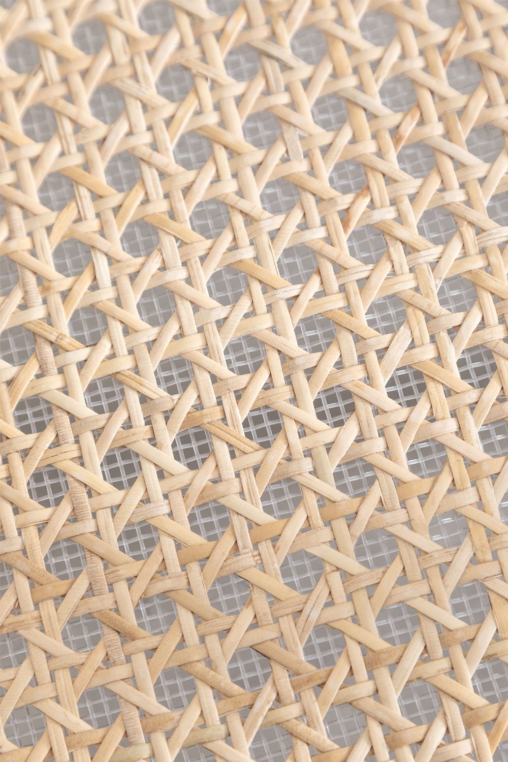 Sgabello Alto in Legno Fresno e Rattan (65,5 cm) Lali