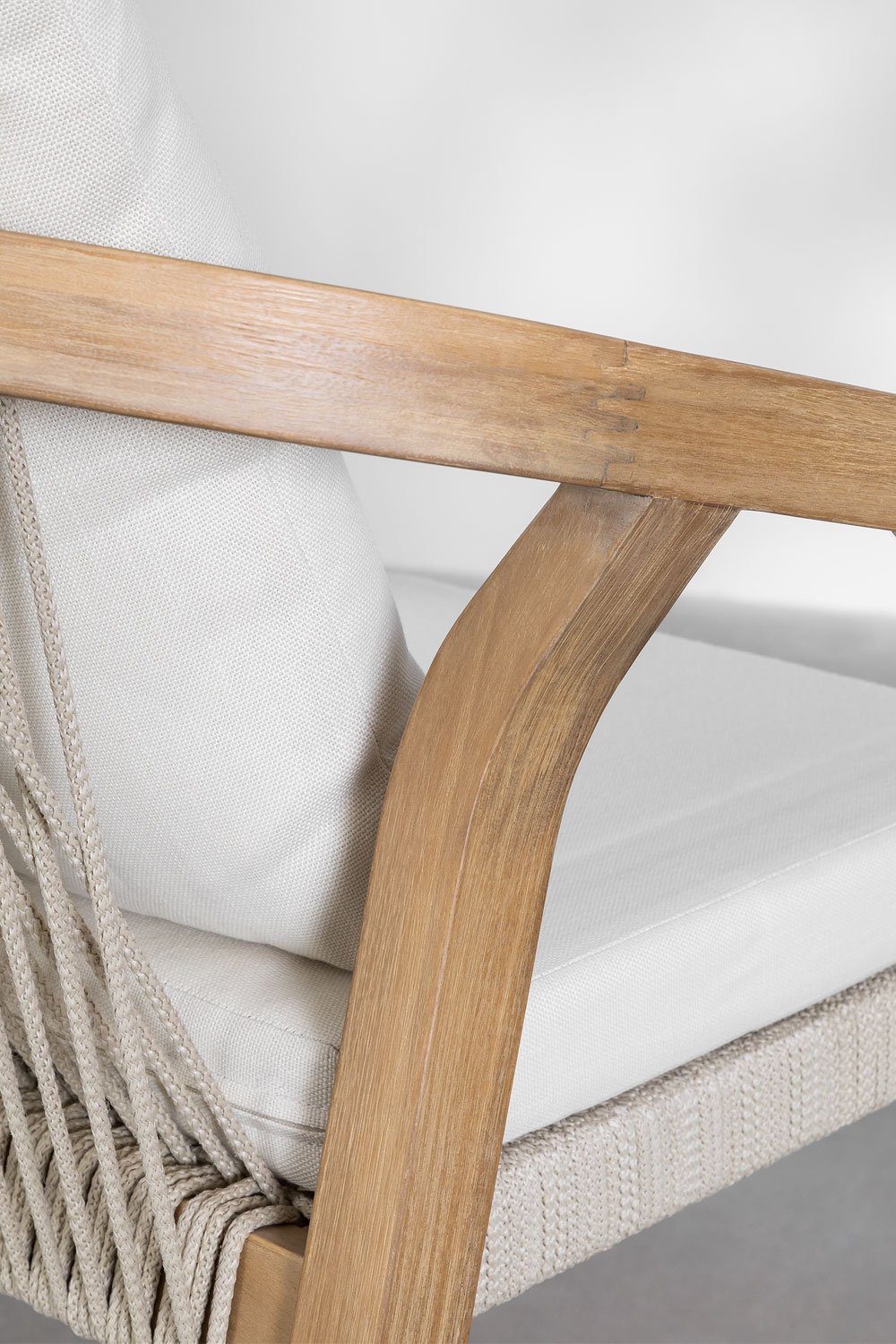 Sgabello alto 75 cm in legno di acacia Dubai
