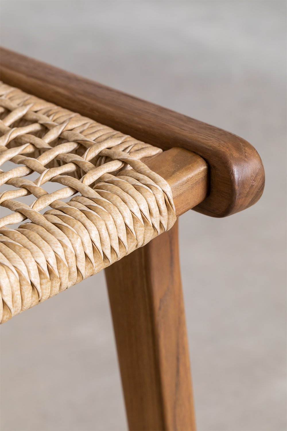 Sgabello alto in legno di teak (66 cm) Malmo
