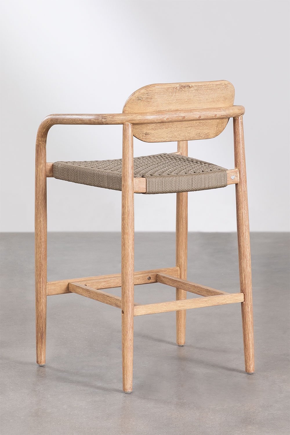 Sgabello alto in legno (66,5 cm) Naele