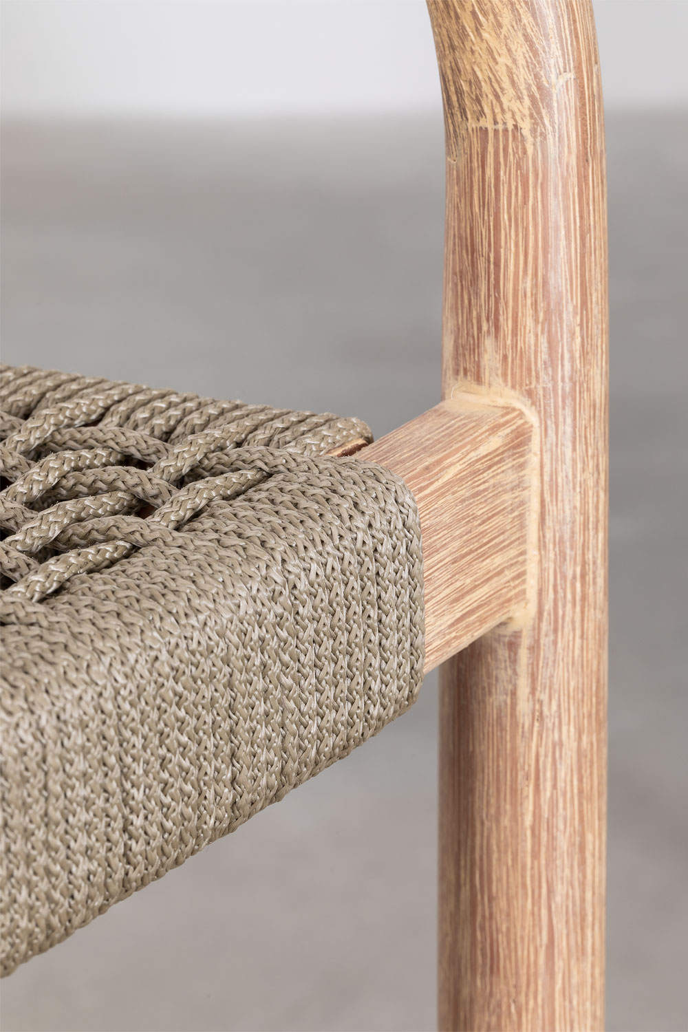 Sgabello alto in legno (66,5 cm) Naele
