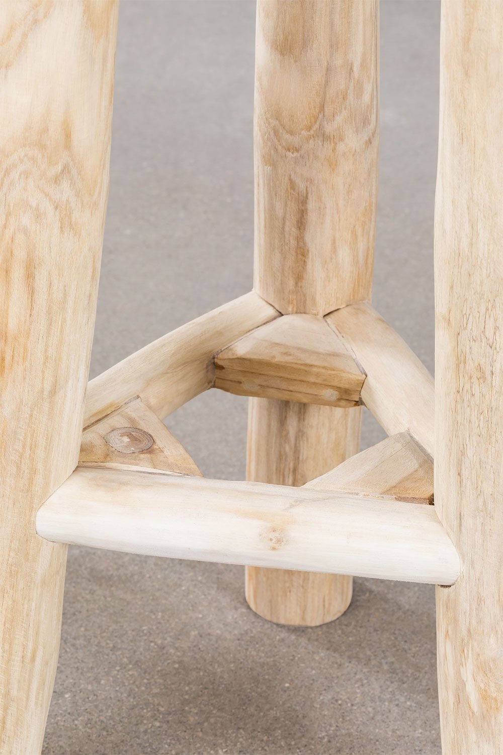 Sgabello alto in legno (65 cm) Narel