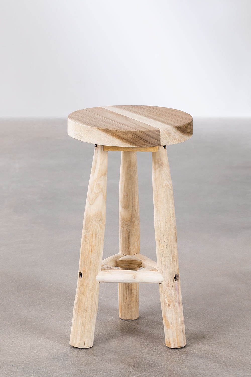 Sgabello Alto in Legno Narel