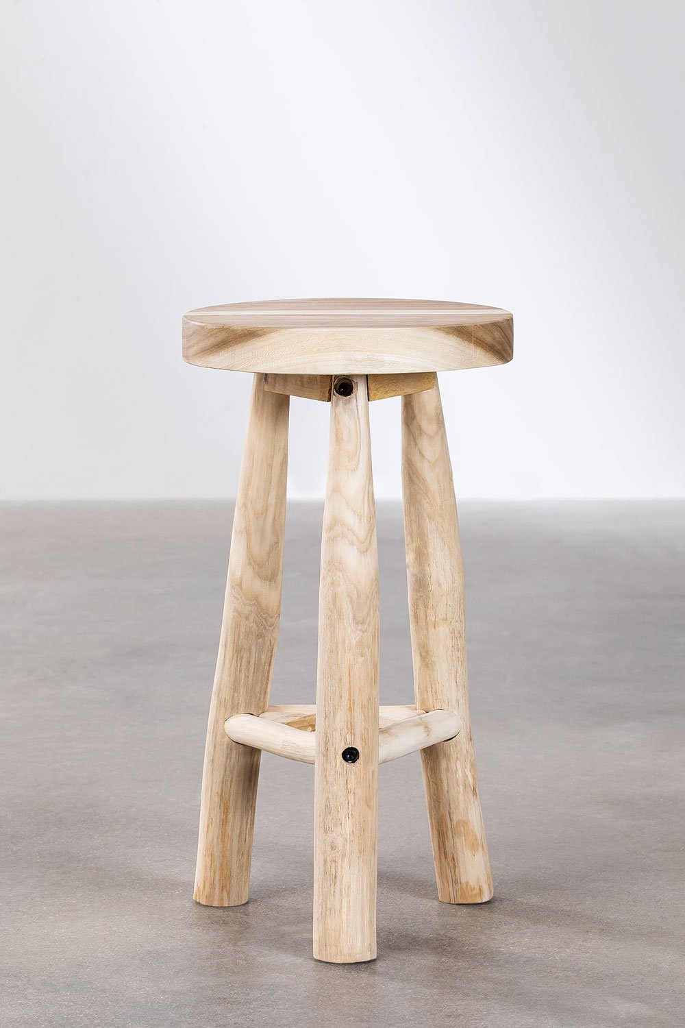 Sgabello Alto in Legno Narel