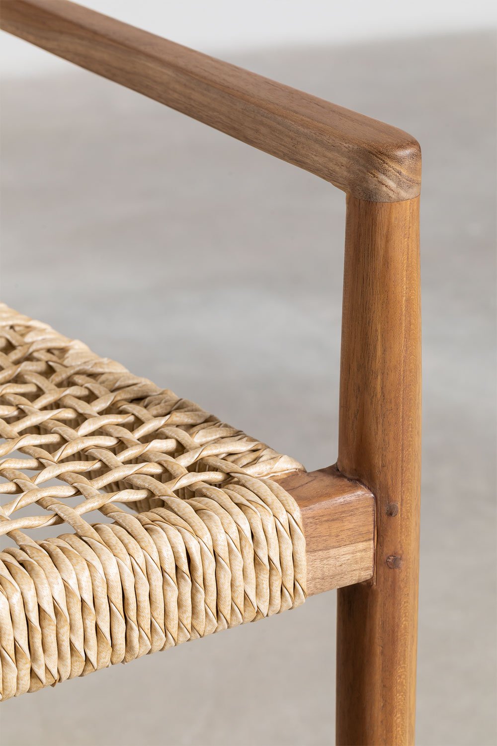 Sgabello alto in legno di teak 65cm Orebro