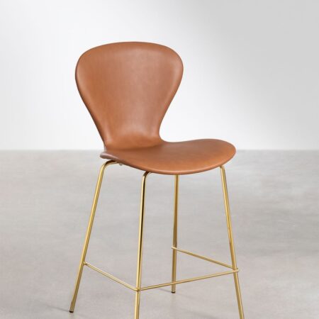Sgabello alto in similpelle Uit