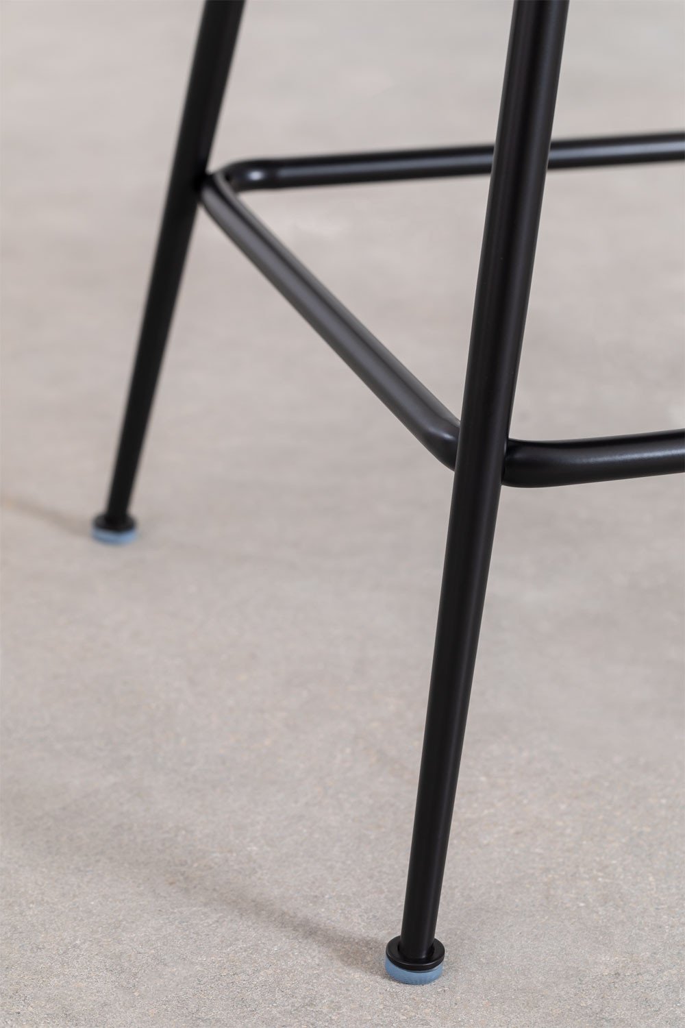 Sgabello alto in velluto Kana Design