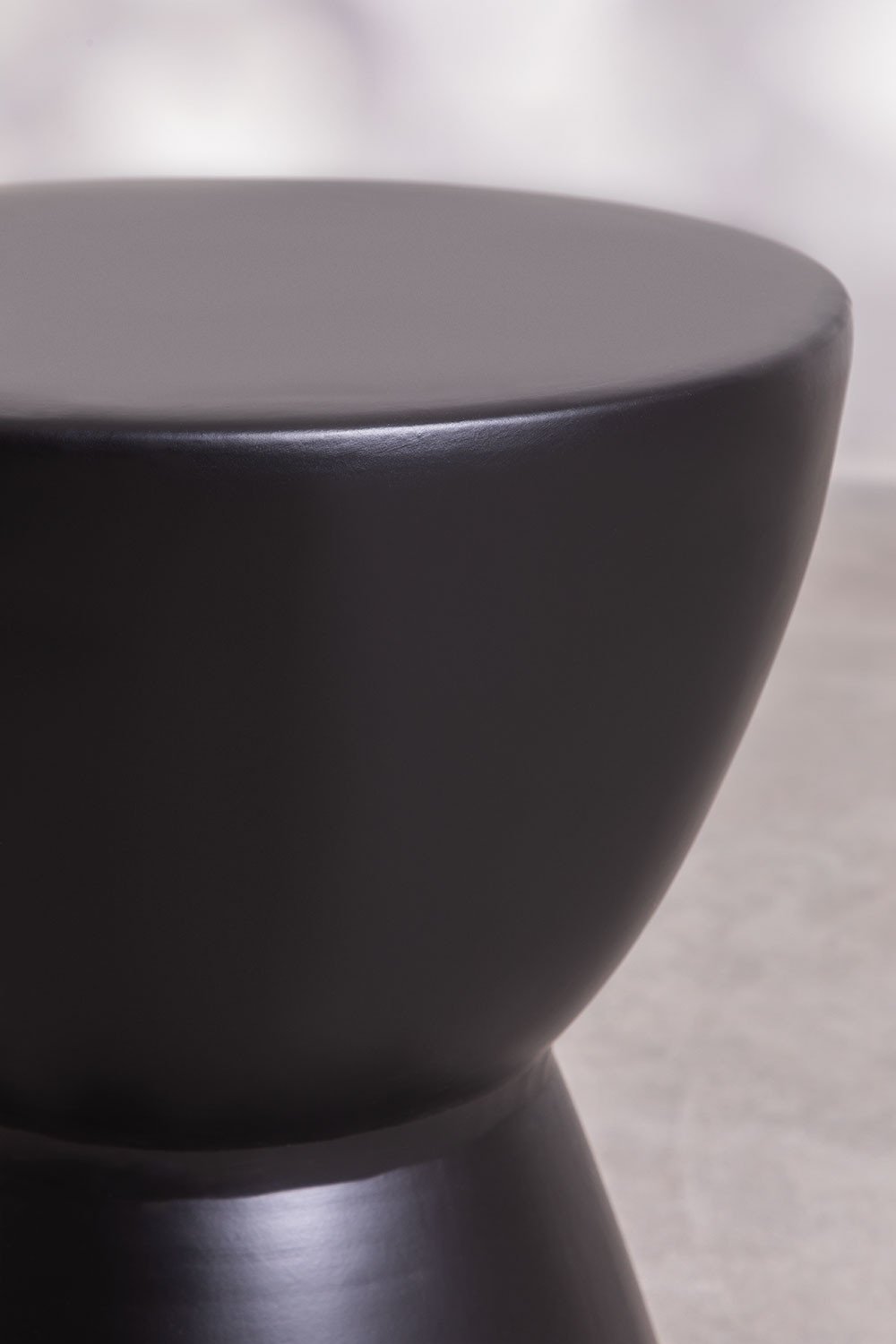 Tavolino rotondo in ceramica Tao