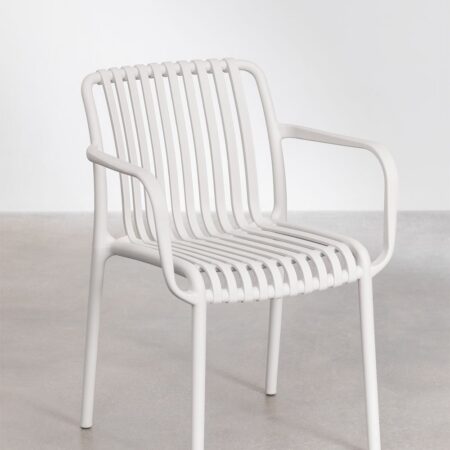 Sedia da giardino con braccioli Wendell