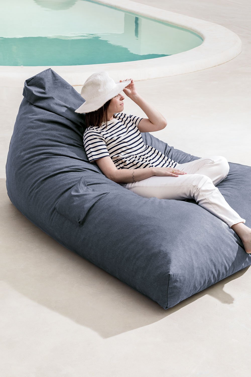 Pouf da giardino Alexander