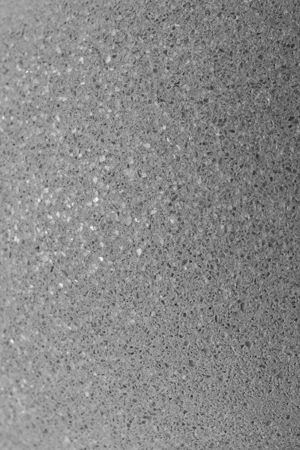 Plafoniera in cemento con sfera in vetro Bublik