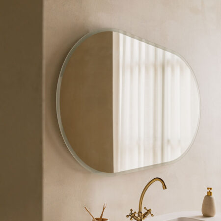 Specchio da bagno ovale Meunier con luce LED e antiappannamento