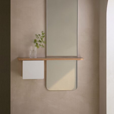 Ingresso 80x120 cm in MDF con specchio Varna