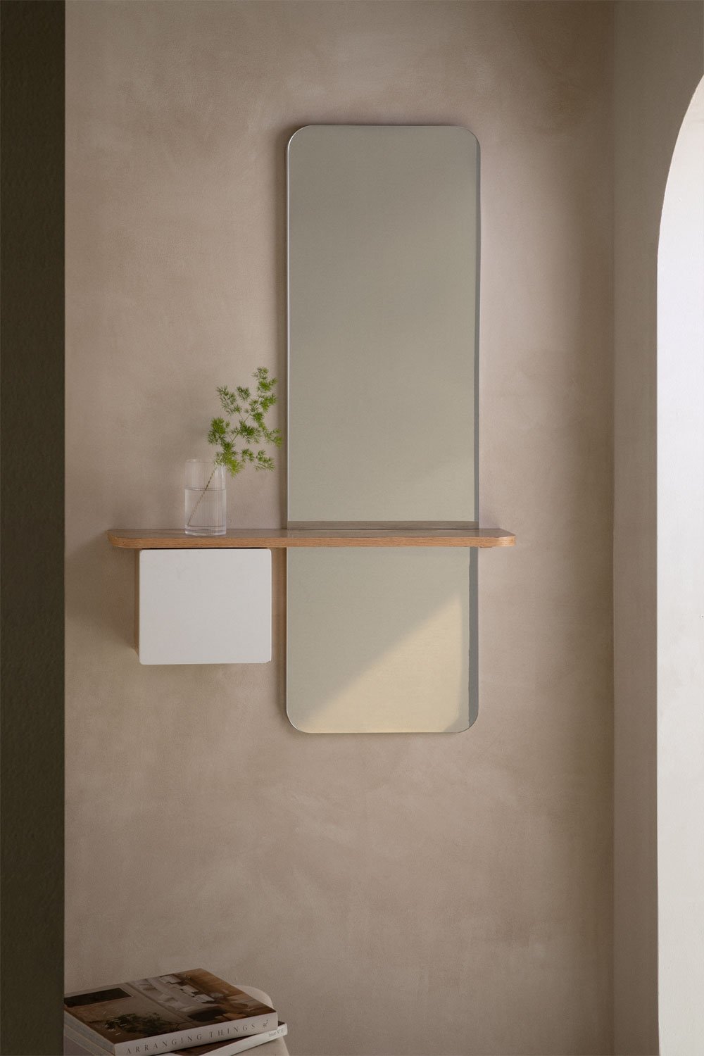 Ingresso 80x120 cm in MDF con specchio Varna