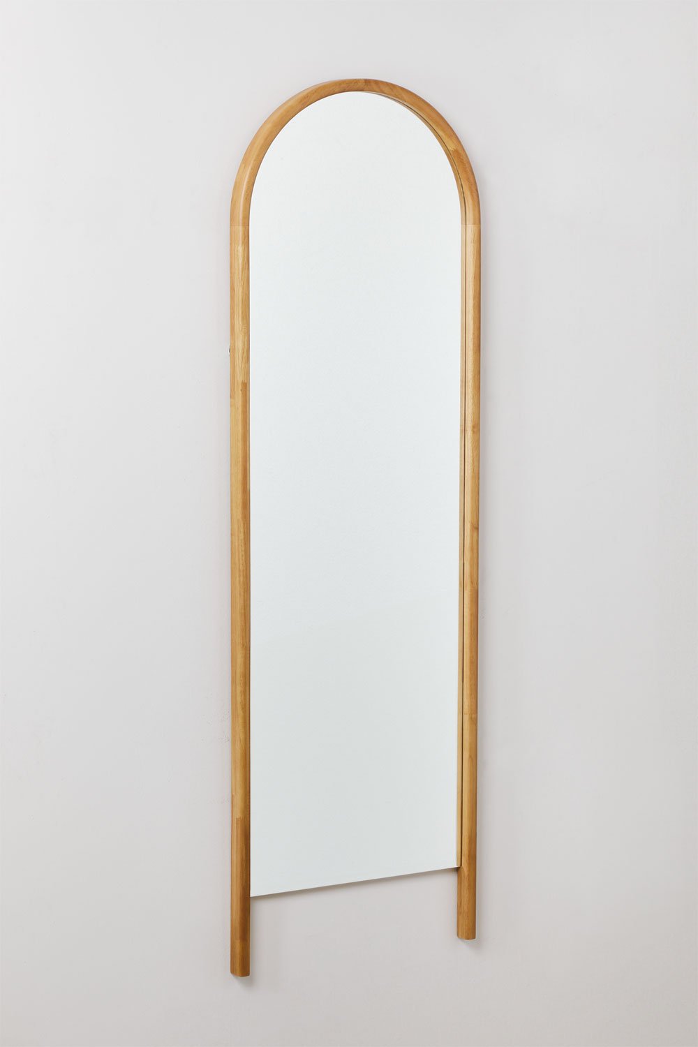 Specchio da parete (178 x 58 cm) in legno di rovere Ovidia