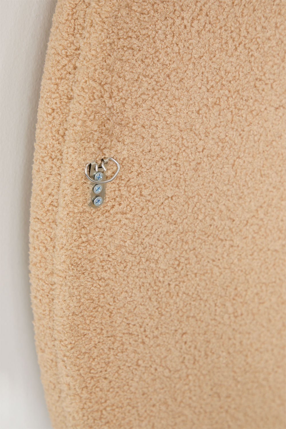 Specchio da parete 70x100 cm in shearling Ceniro