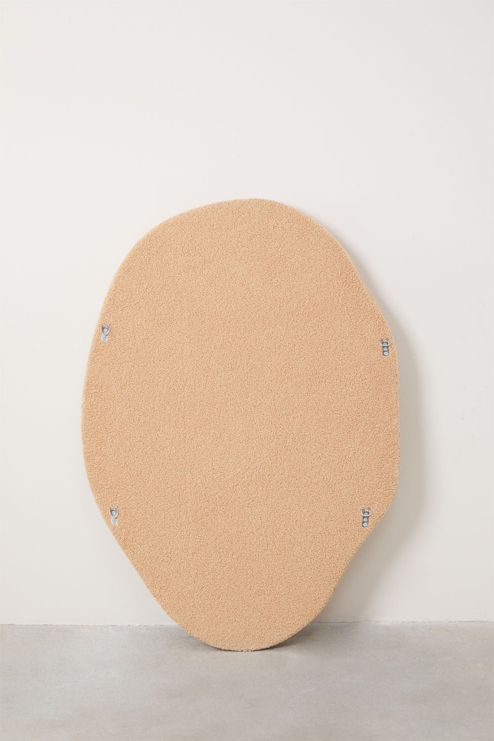 Specchio da parete 70x100 cm in shearling Ceniro