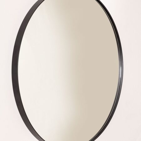 Specchio da parete rotondo da bagno in metallo (Ø60,5 cm) Gon