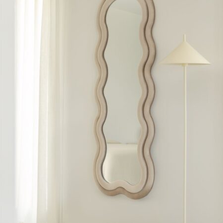 Specchio da parete 60x160 cm rivestito Evelyn
