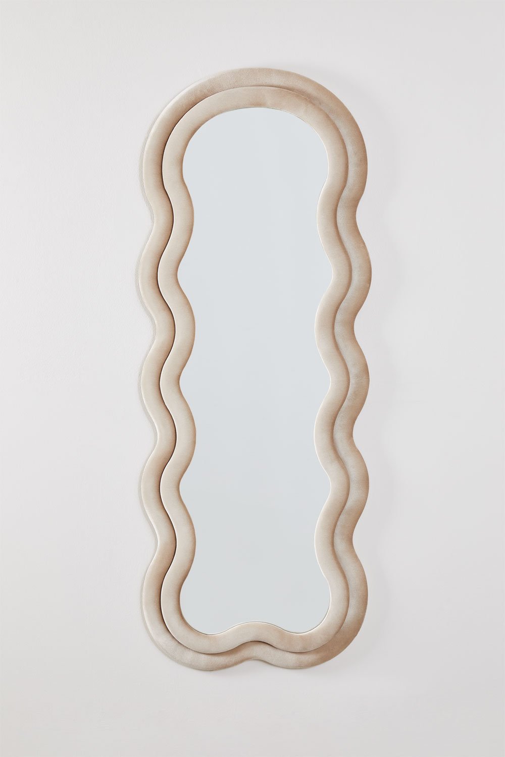 Specchio da parete 60x160 cm rivestito Evelyn