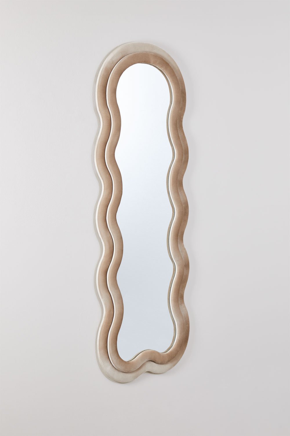 Specchio da parete 60x160 cm rivestito Evelyn