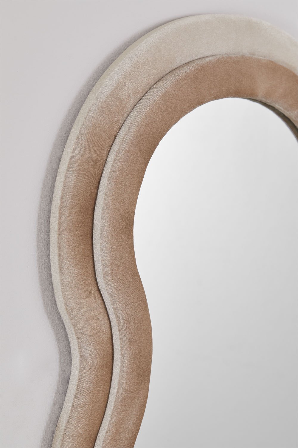Specchio da parete 60x160 cm rivestito Evelyn