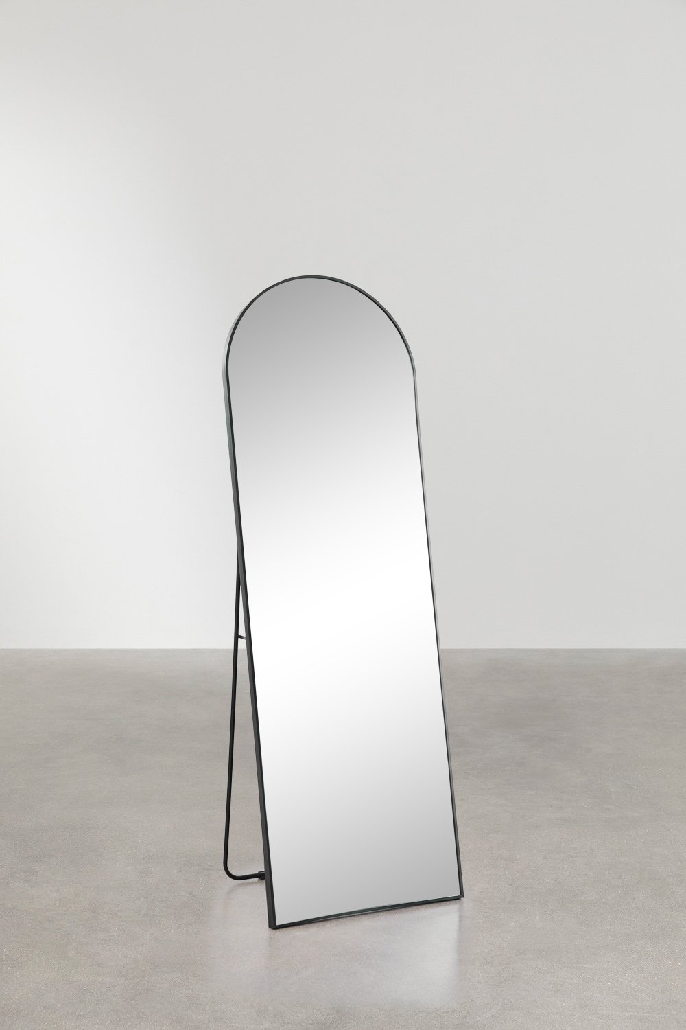 Specchio da parete 50x150 cm in alluminio Naruvy