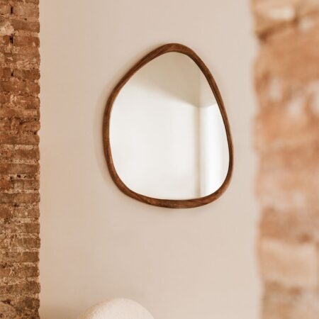Specchio da parete in legno di mango (86x70 cm) Dilian