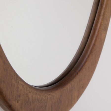 Specchio da parete in legno di rovere Arbidel