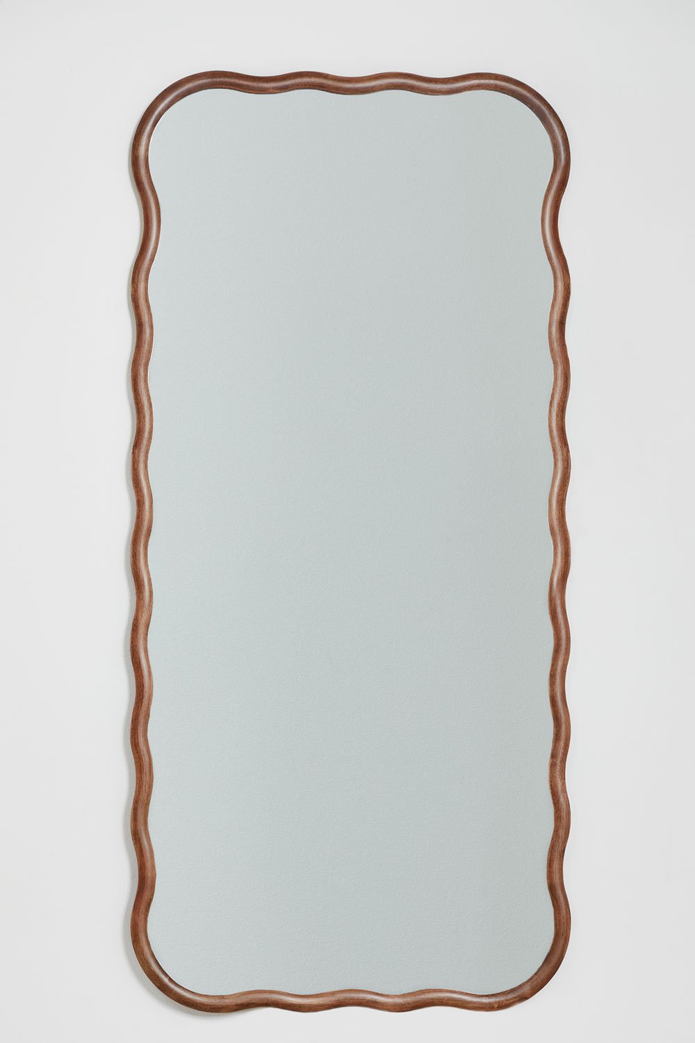 Specchio da parete in legno di quercia Aldreu