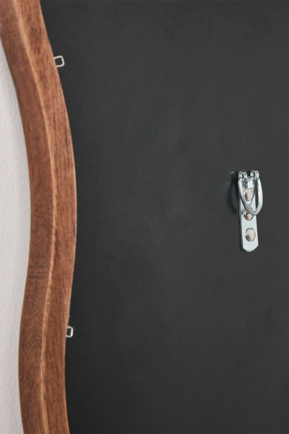 Specchio da parete in legno di quercia Aldreu