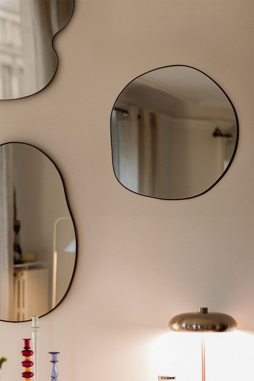 Specchio da parete in MDF (60x60 cm) Nonceva