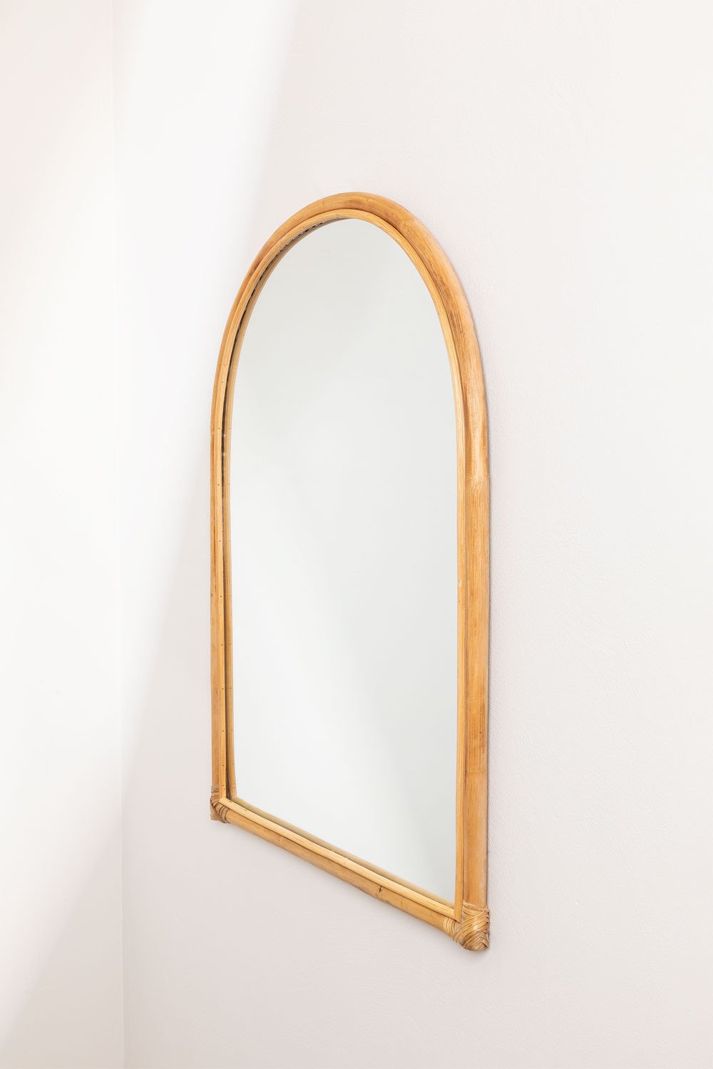 Specchio da parete in rattan Jasal