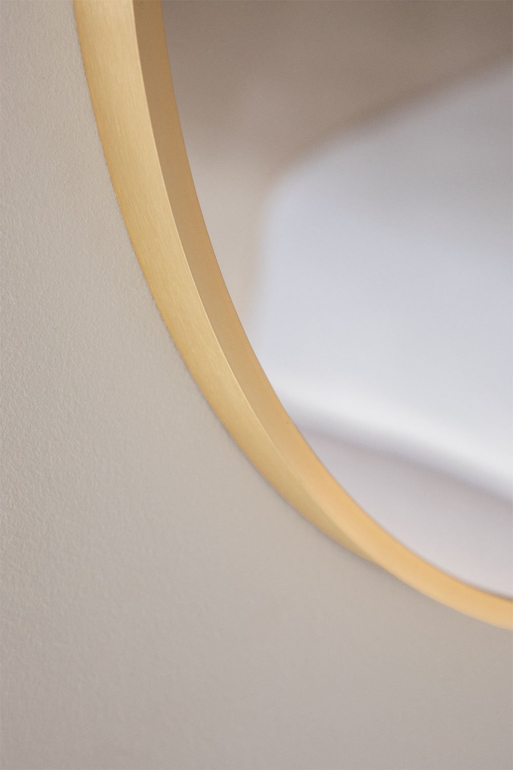 Specchio da parete ovale in alluminio (60x90 cm) Draves