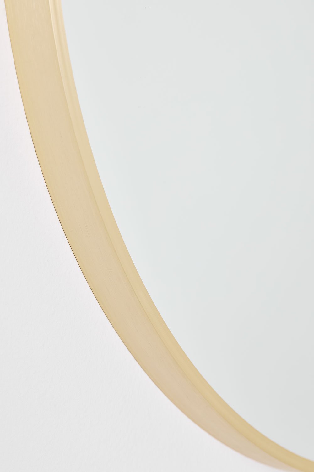 Specchio da parete ovale in alluminio (60x90 cm) Draves