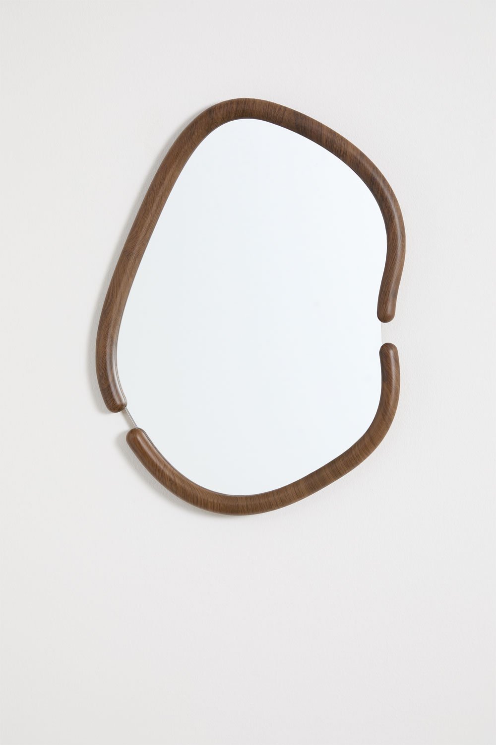 Specchio da parete ovale in MDF Vixidel