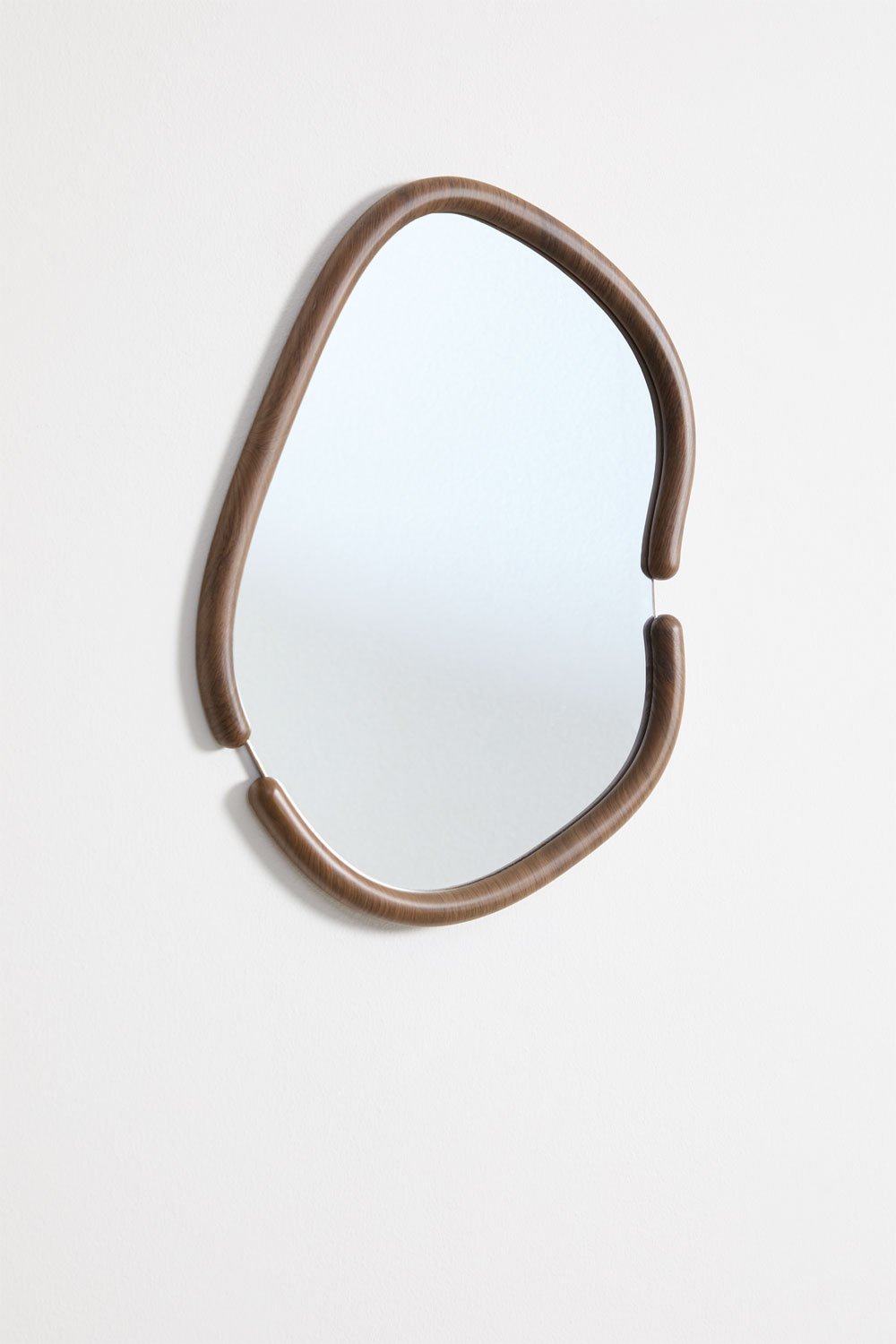 Specchio da parete ovale in MDF Vixidel