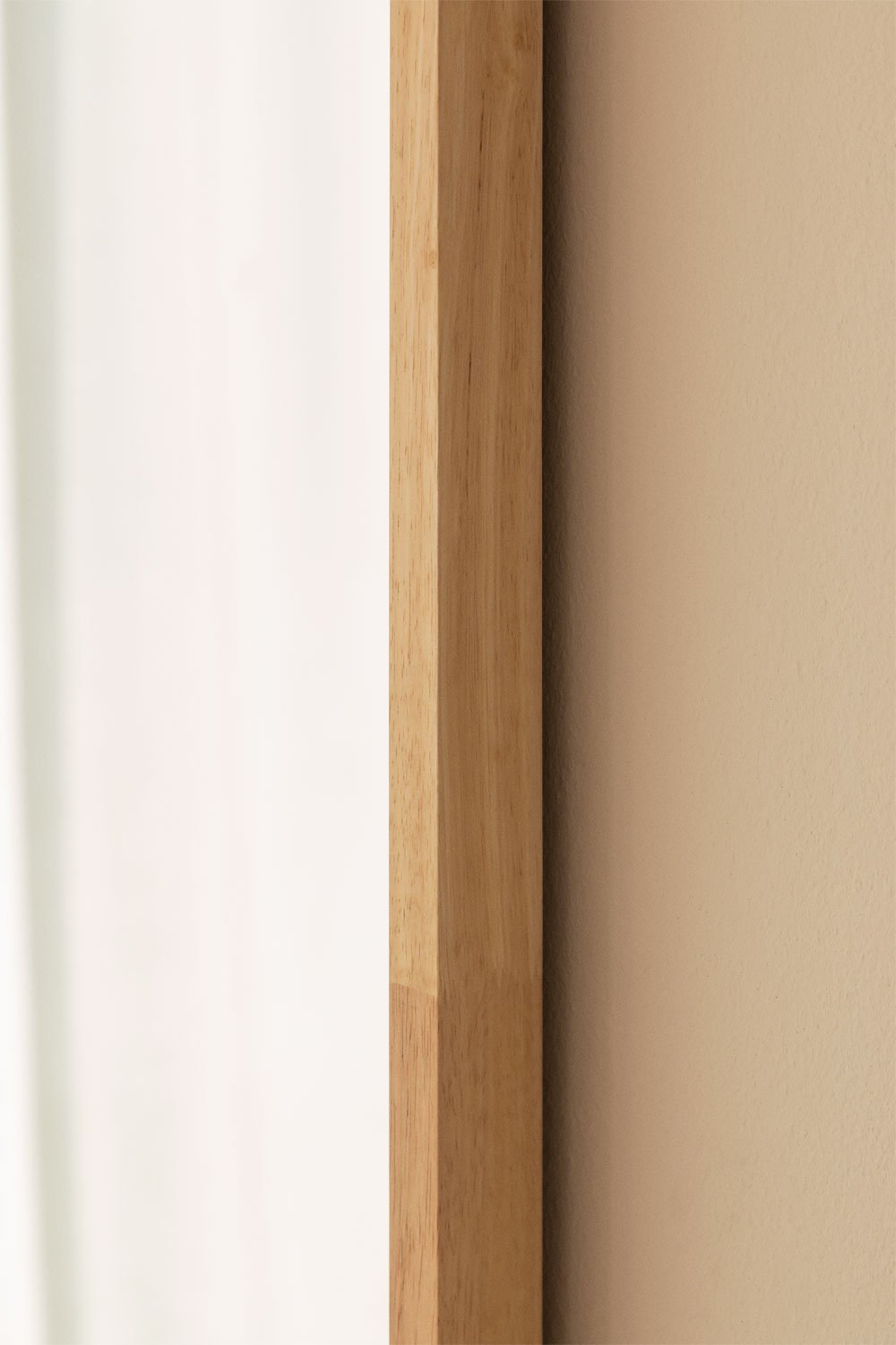 Specchio da parete rettangolare 90x170 cm in legno di rovere Ornella